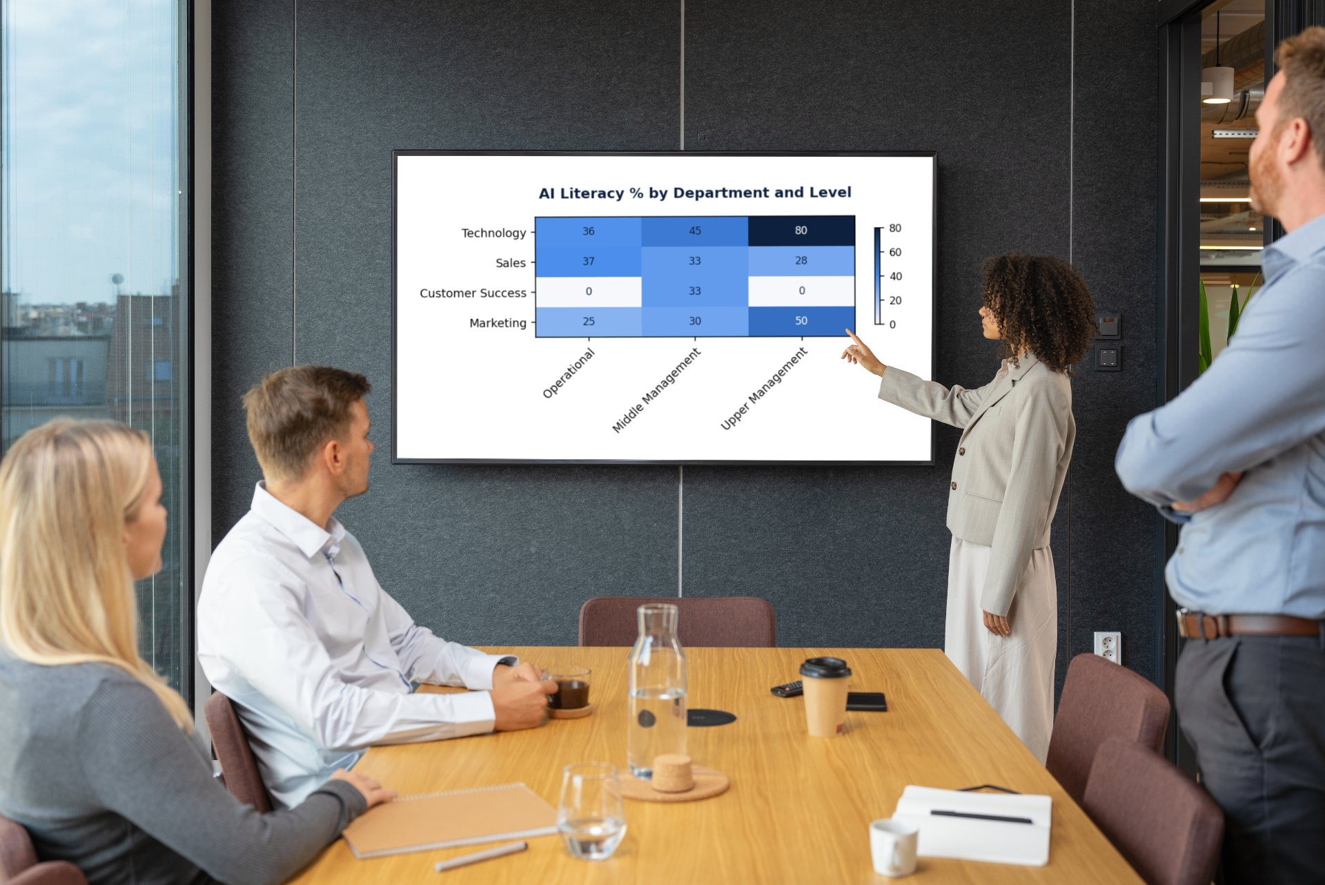 AI maturity assessment dashboard